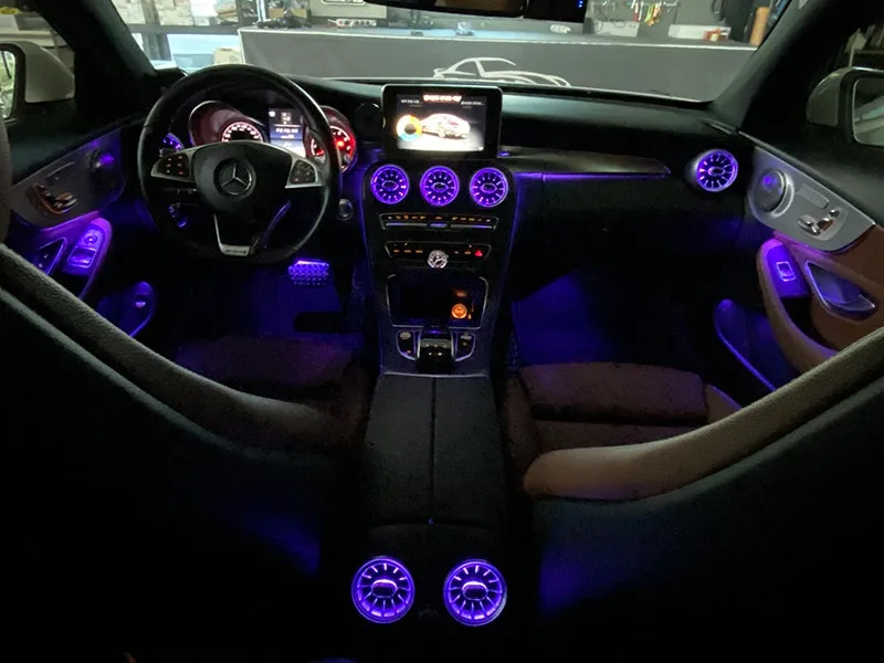 Mercedes-Benz C-Class W206 ambient lighting - Mercedes-Benz C-Class Ambient Lighting Upgrade Review photo 3
