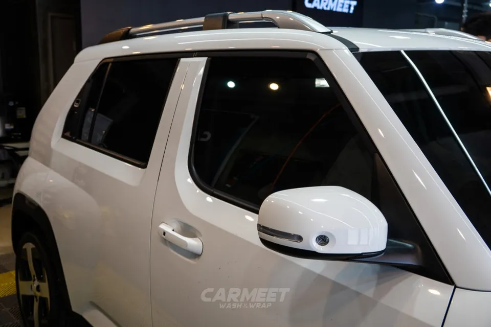 Hyundai Casperのカーラッピング事例|費用目安・仕上がり 施工写真 2-1