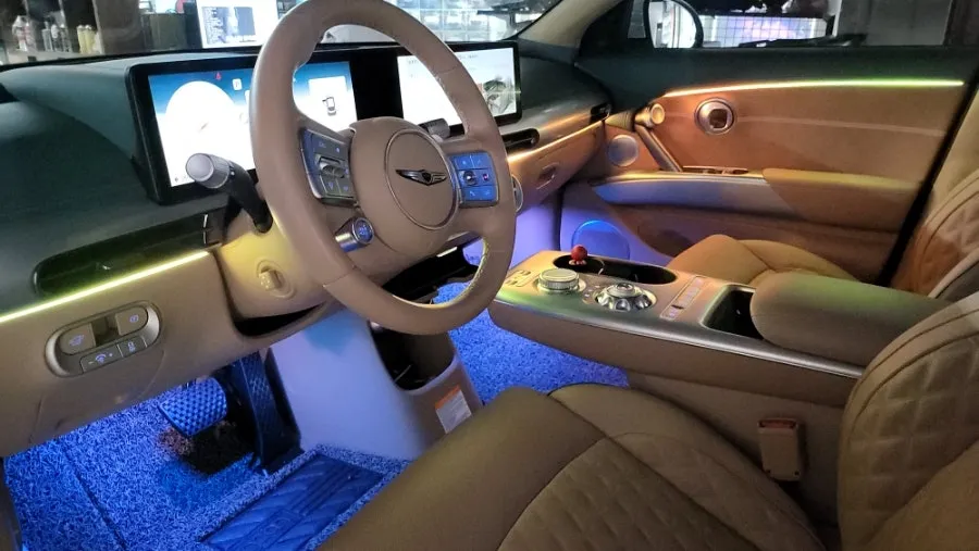 Genesis GV60 ambient lighting - Genesis GV60 Ambient Lighting Review: Cost & Results photo 4