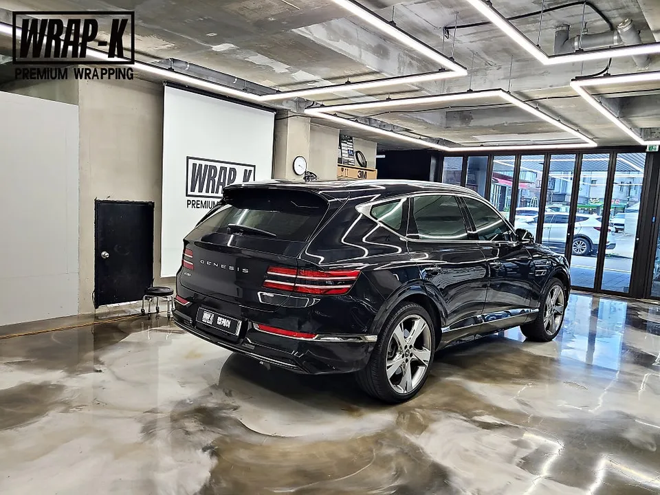 Genesis GV80 vinyl wrap - Genesis GV80 Chrome Delete Vinyl Wrap Review photo 4