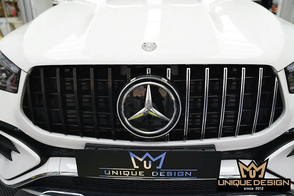 Mercedes-Benz GLEのガラスコーティング事例|韓国での施工 施工写真 4-1