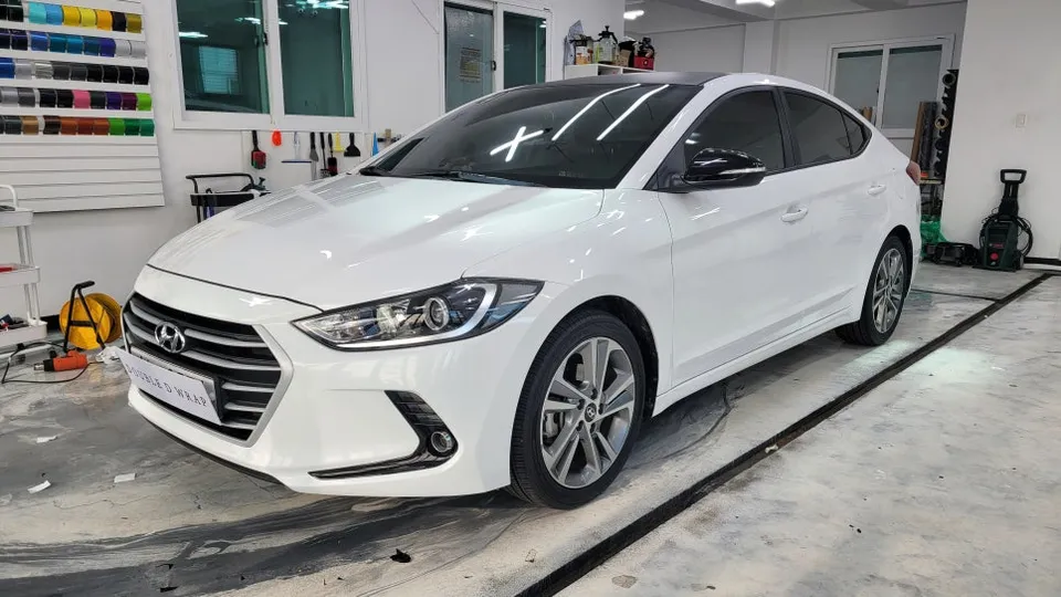 Hyundai Elantra ppf installation result