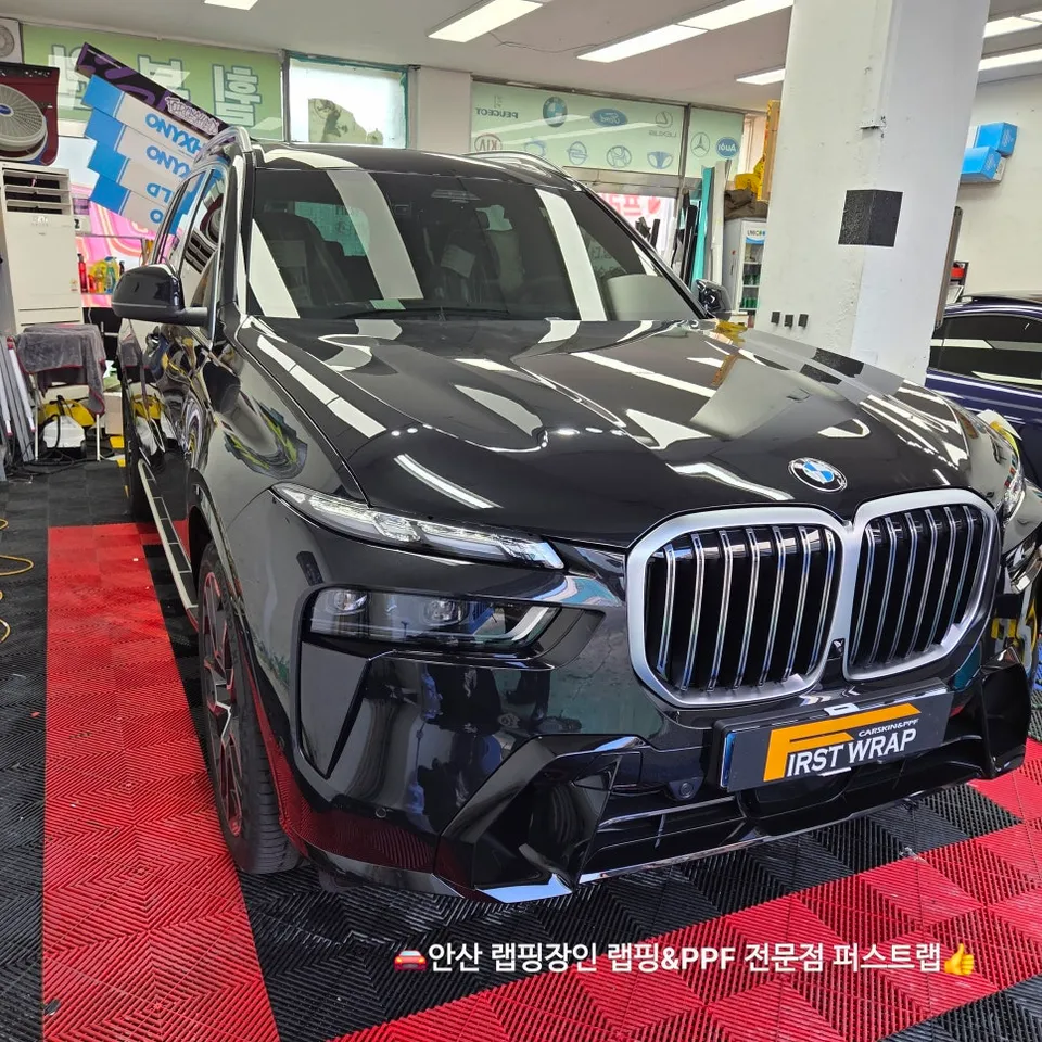 BMW X7 PPF施工事例｜韓国での実例と費用目安 施工写真 1-3