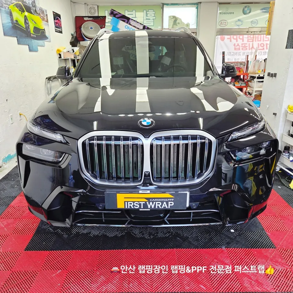BMW X7 PPF施工事例｜韓国での実例と費用目安 施工写真 2-3