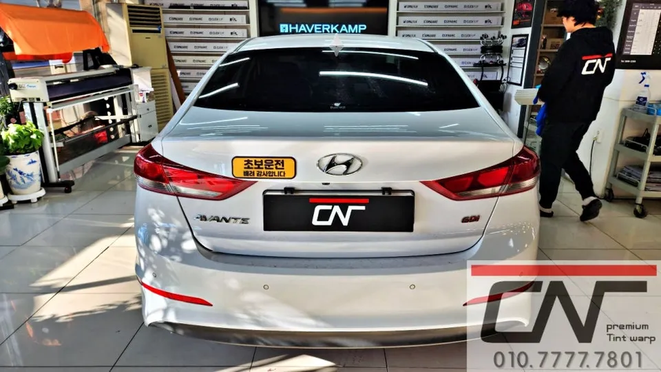 Hyundai Elantra ADのカーフィルム施工事例｜費用目安・仕上がり 施工写真 5