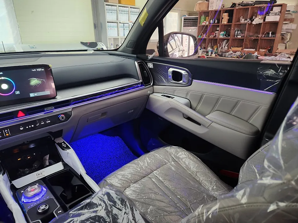 Kia Sorento MQ4 ambient lighting - Kia Sorento MQ4 Ambient Lighting Review: Cost & Results photo 4