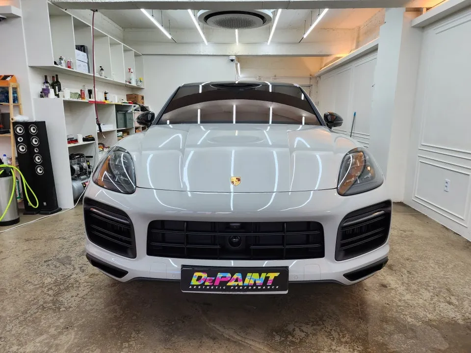 Porsche Cayenne E3 PPF施工事例｜費用目安・仕上がり 施工写真 1-1