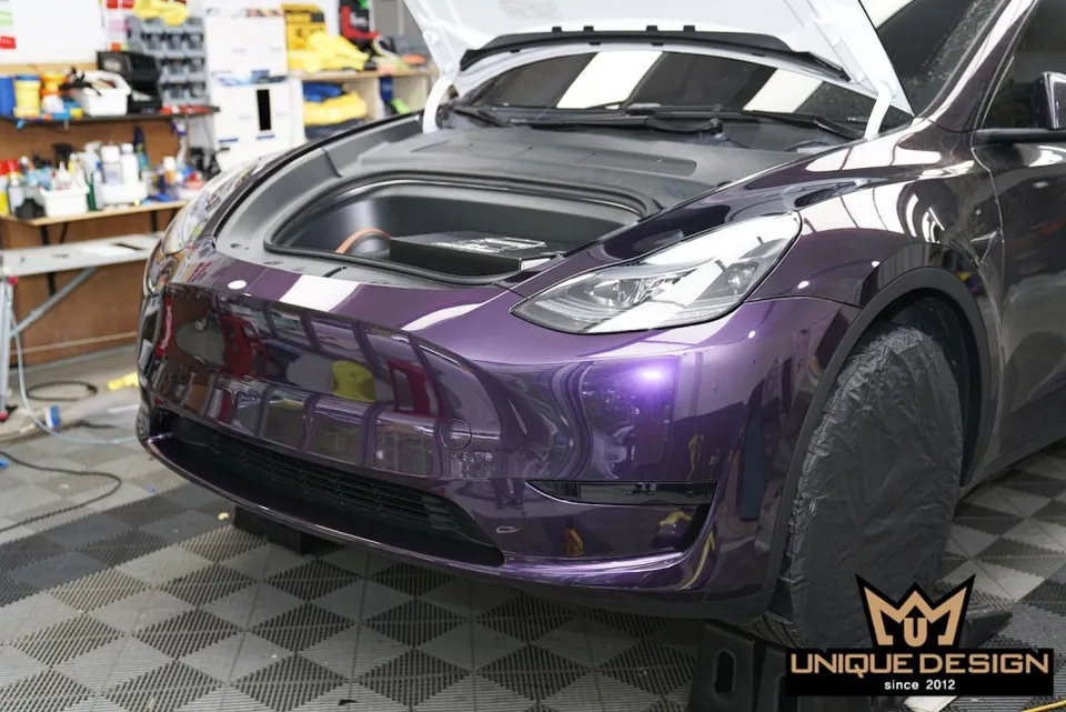 Tesla Model Yのカーラッピング事例｜費用目安・仕上がり 写真