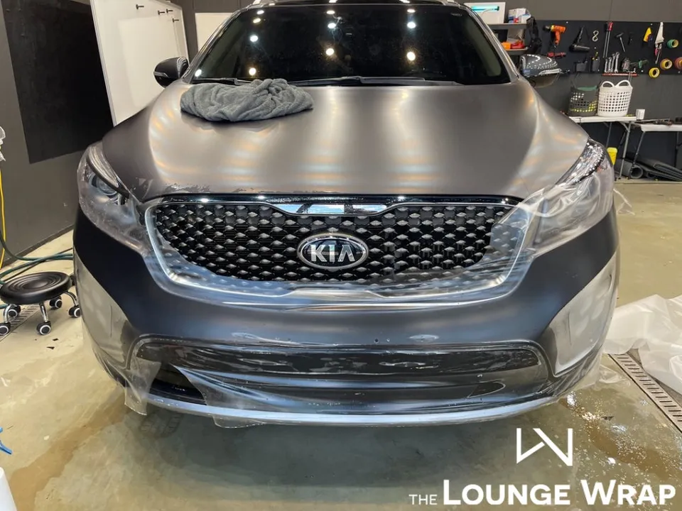 Kia SorentoのPPF施工事例｜無光PPF再施工 施工写真 3-2