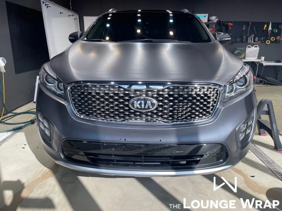 Kia SorentoのPPF施工事例｜無光PPF再施工 施工写真 3-3