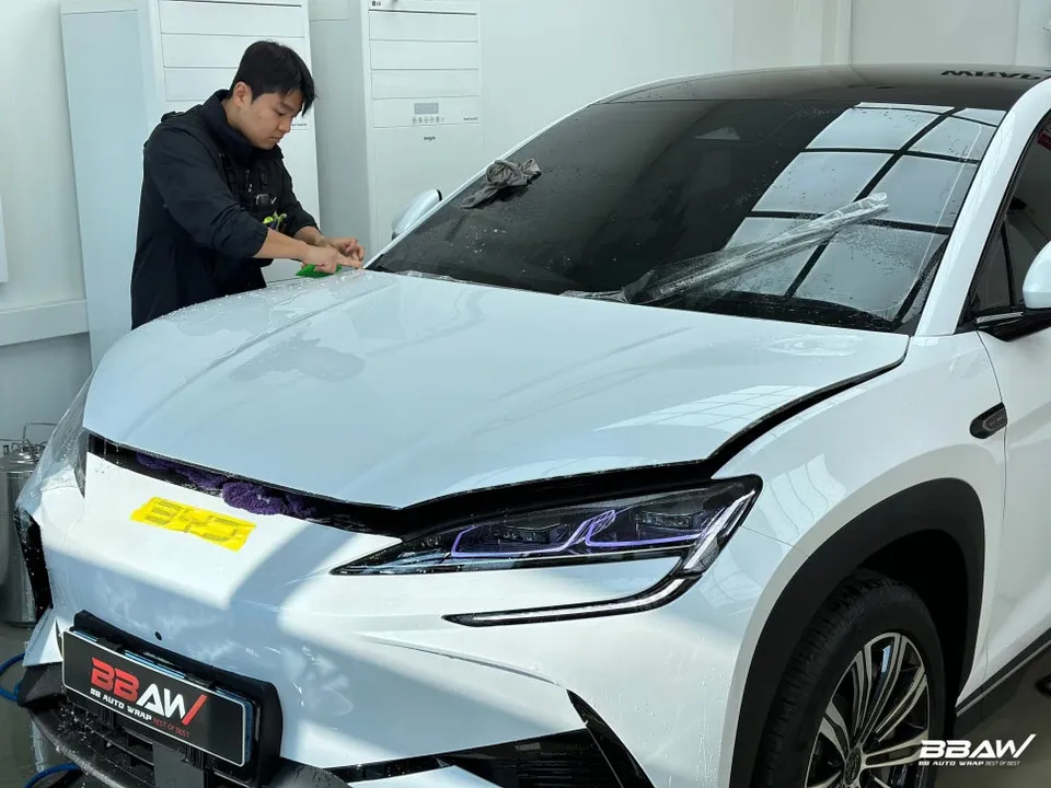 BYD Sealion 7 PPF施工事例|費用目安と仕上がり 施工写真 1-5