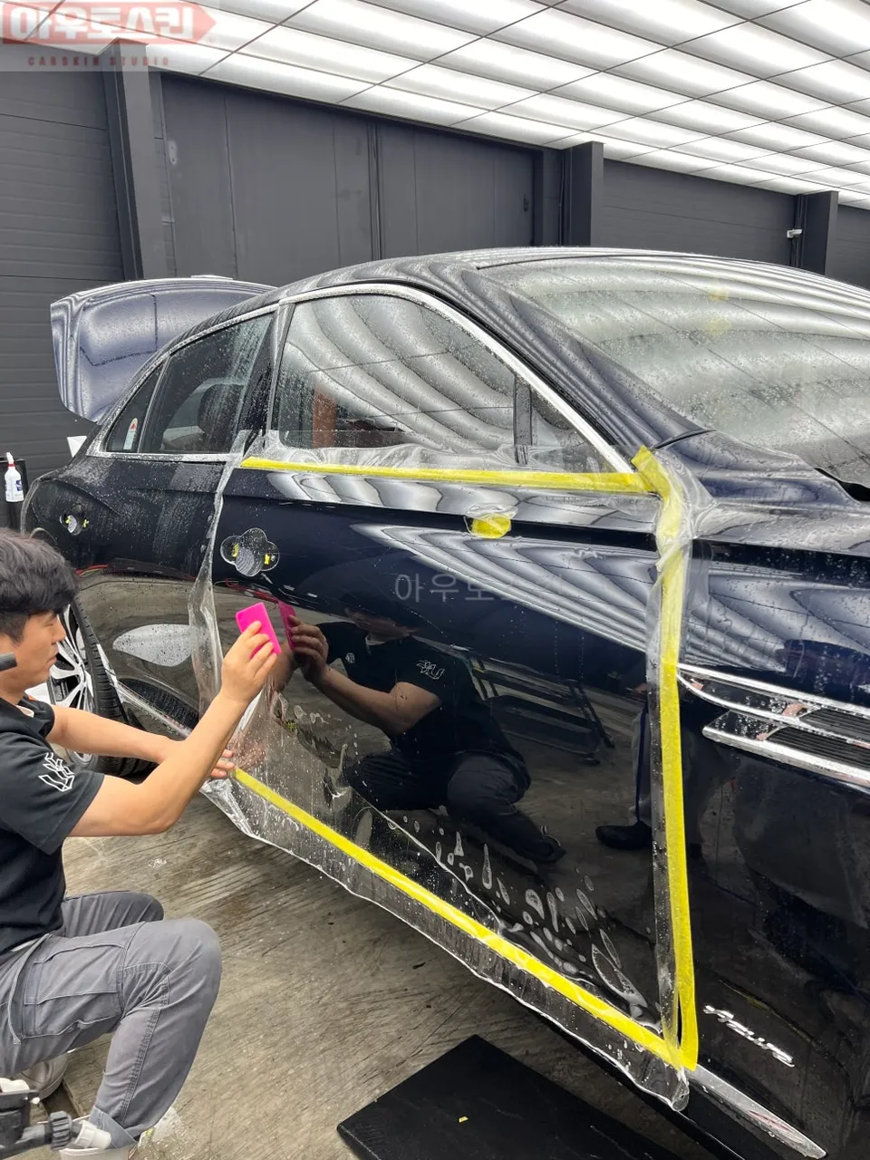 Bentley Flying Spur PPF施工事例｜費用目安と仕上がり 施工写真 1-3