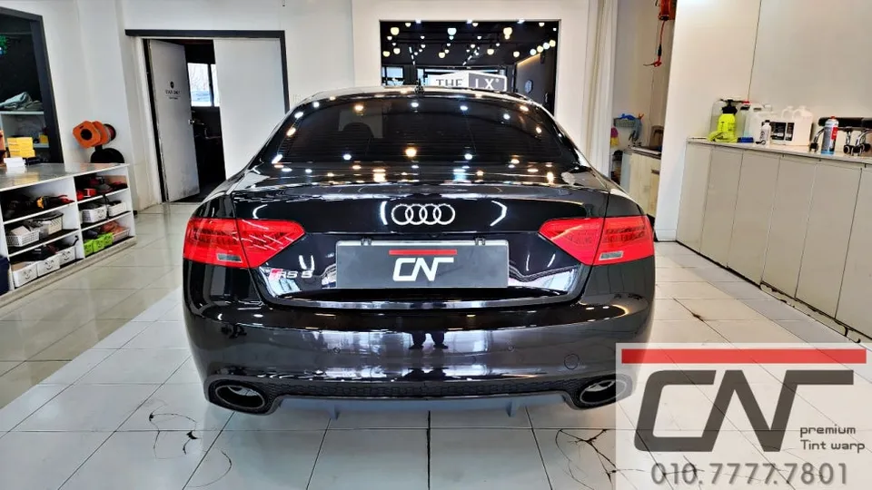 Audi RS5 window tinting - Audi RS5 Window Tinting Review - Laminate Glass Effect photo 4