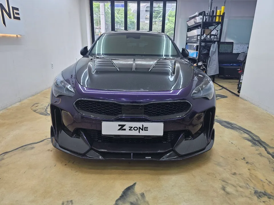 Kia Stinger PPF施工事例|費用目安と仕上がり 施工写真 2-1