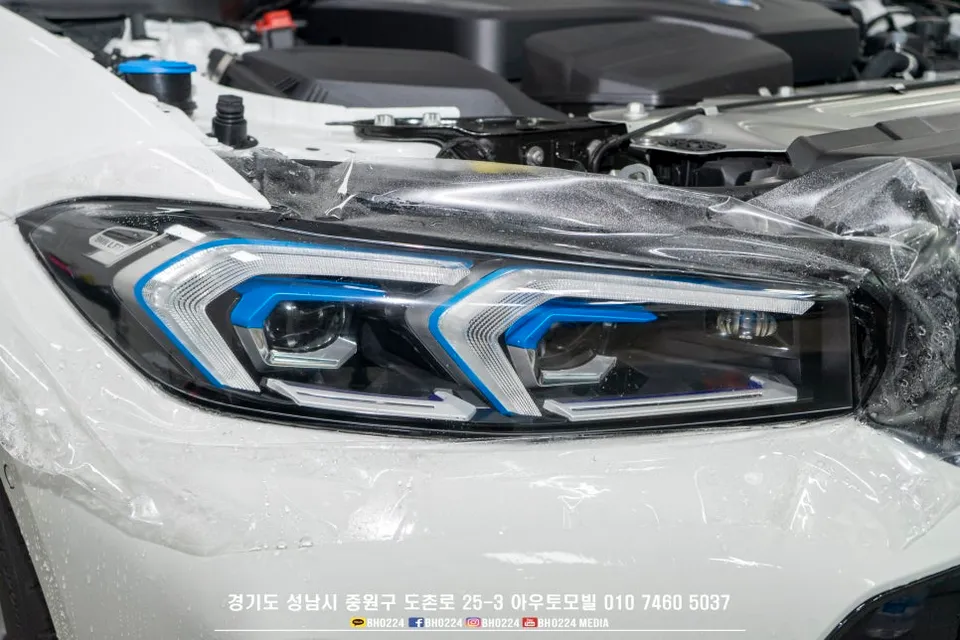 BMW 3 Series G20 カーフィルム施工事例|費用目安・仕上がり 施工写真 1-2