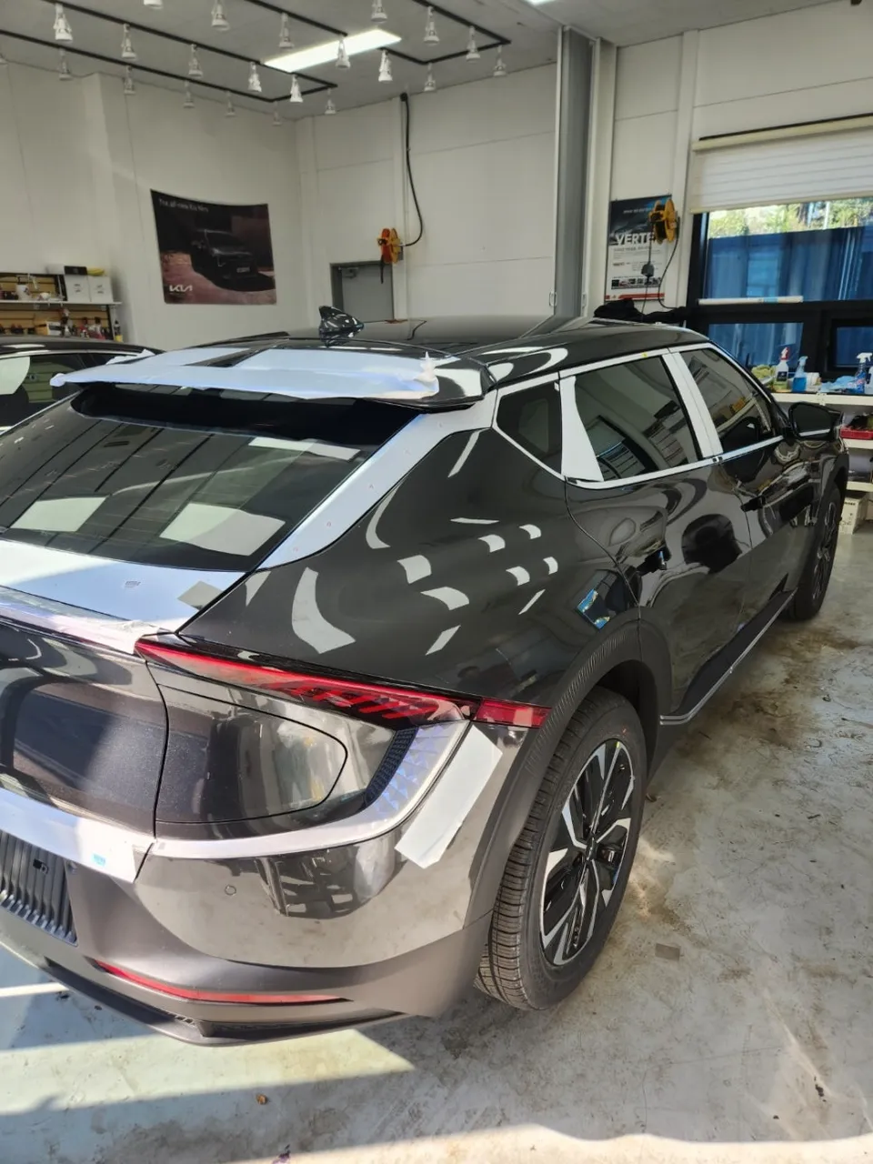 Kia EV6のPPF施工事例|費用目安と仕上がり 施工写真 4-2