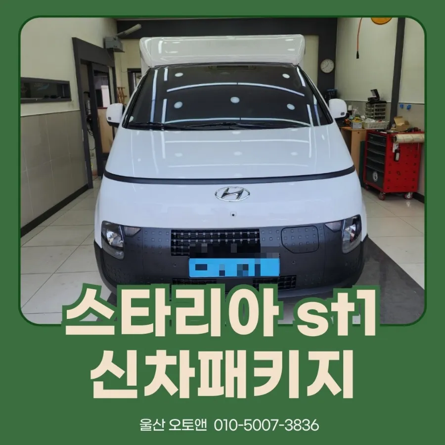 Hyundai Staria new car package installation result