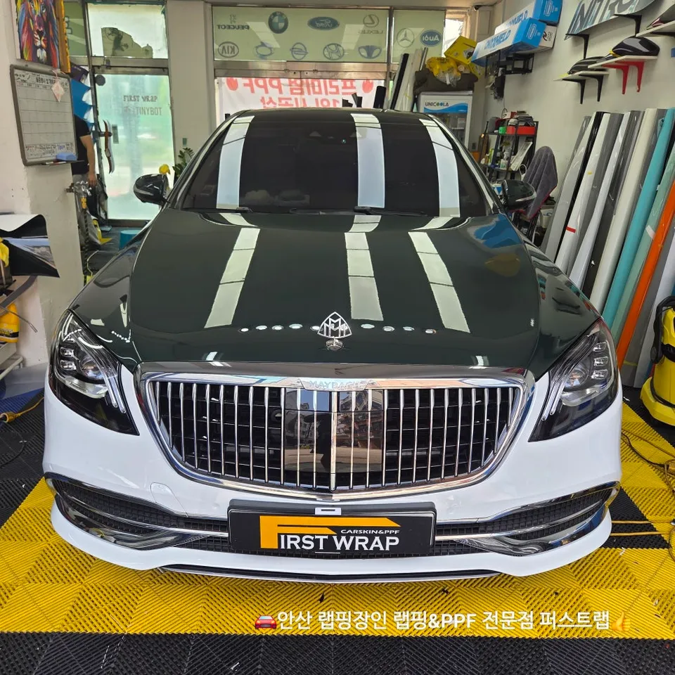 Mercedes-Benz Maybachのカーラッピング事例｜費用目安・仕上がり 施工写真 2-1