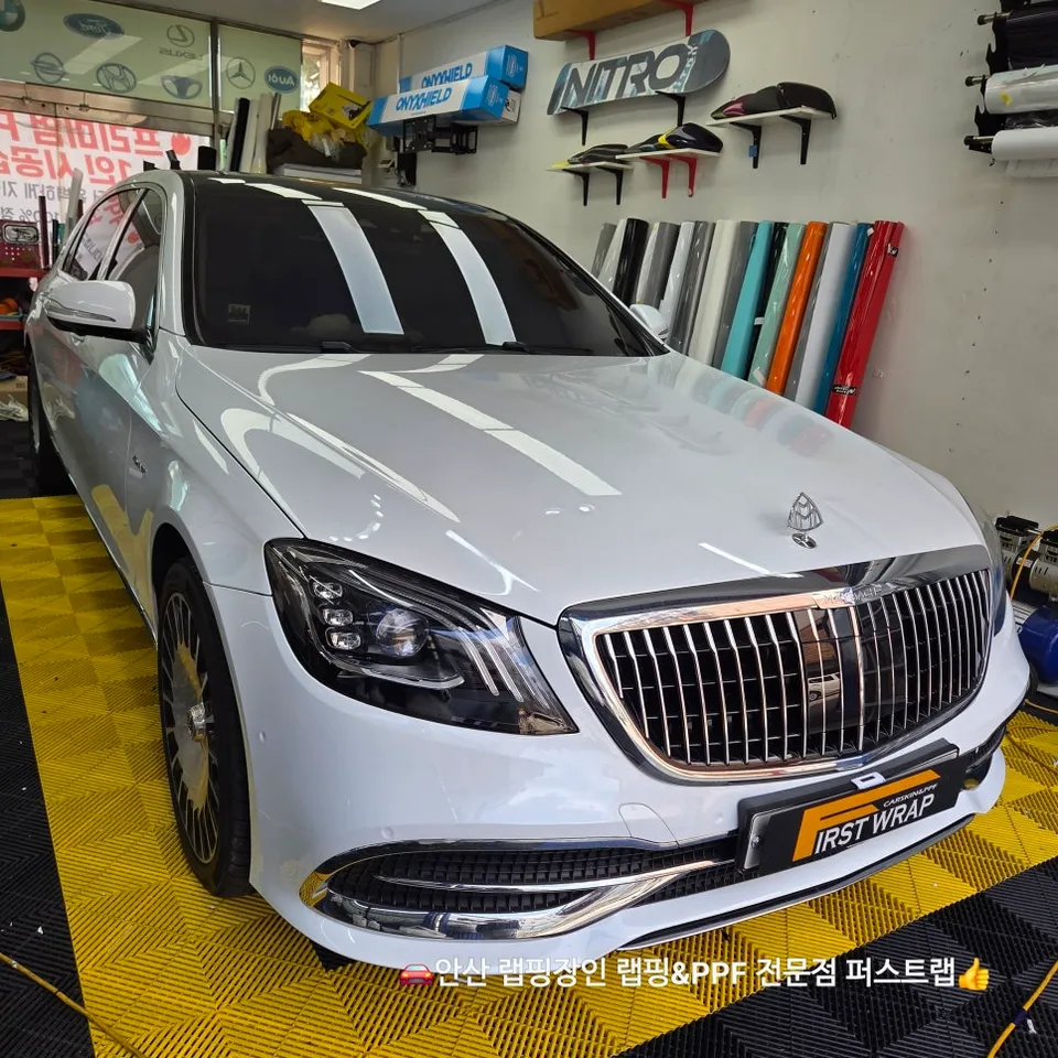 Mercedes-Benz Maybachのカーラッピング事例｜費用目安・仕上がり 施工写真 3-2