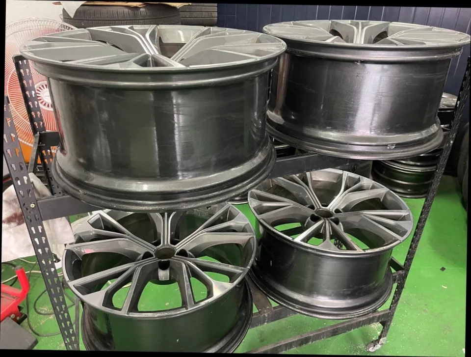 Audi Q8 wheel repair - Audi Q8 Wheel Repair & Refinishing Review — Glossy Black Restoration photo 6