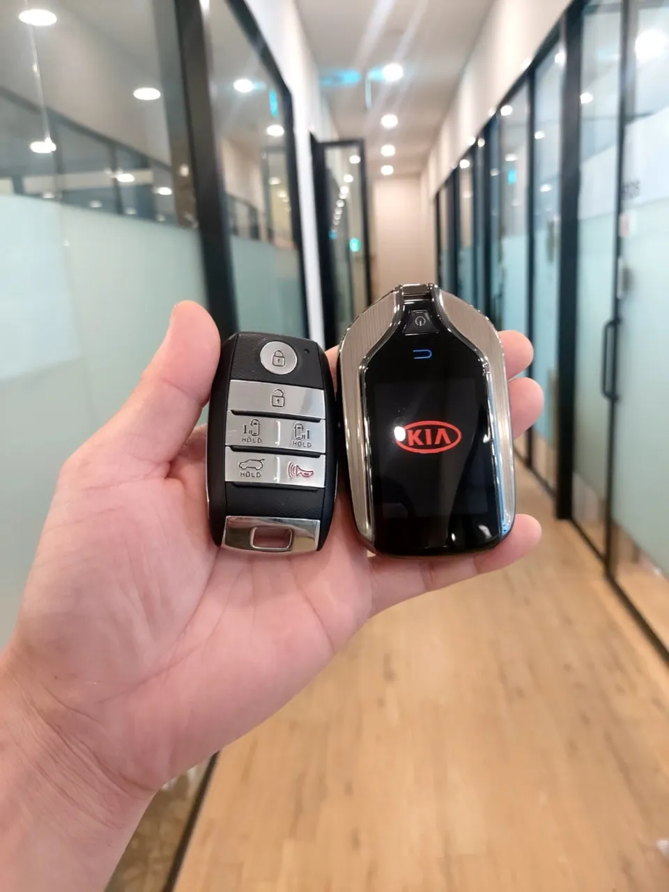 Kia K900 oem options installation result