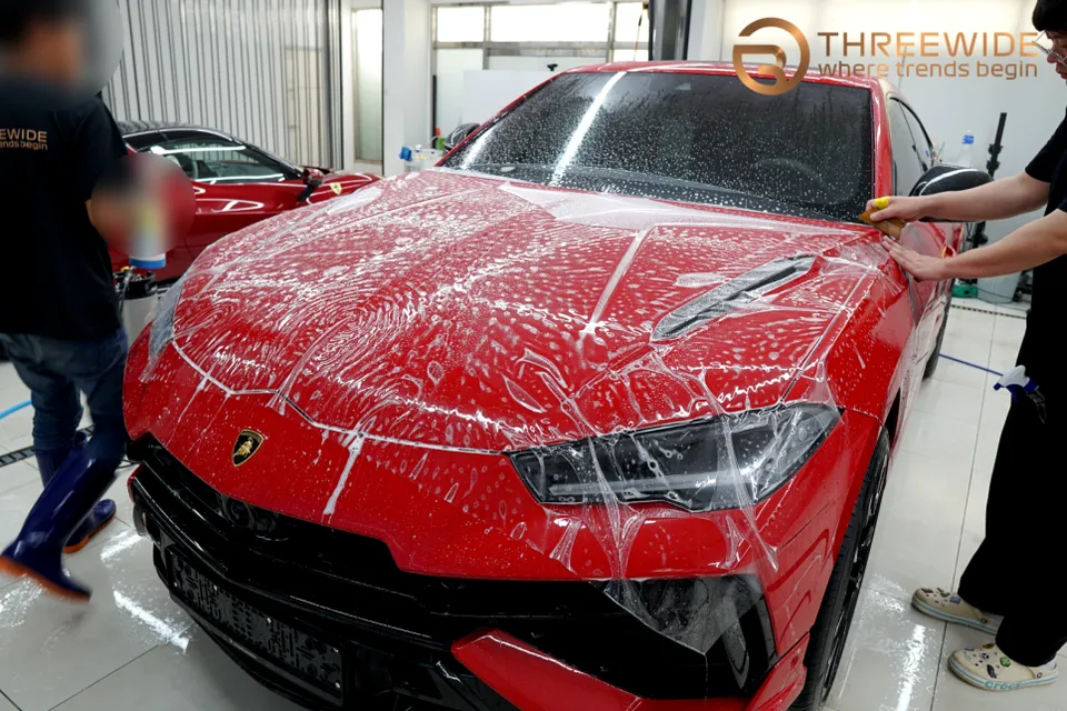 Lamborghini Urus PPF施工事例|韓国での実例紹介 施工写真 1-2