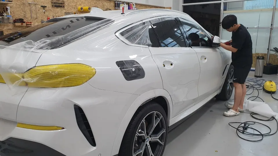 BMW X6 ppf - BMW X6 PPF Review: Satin White Transformation photo 6