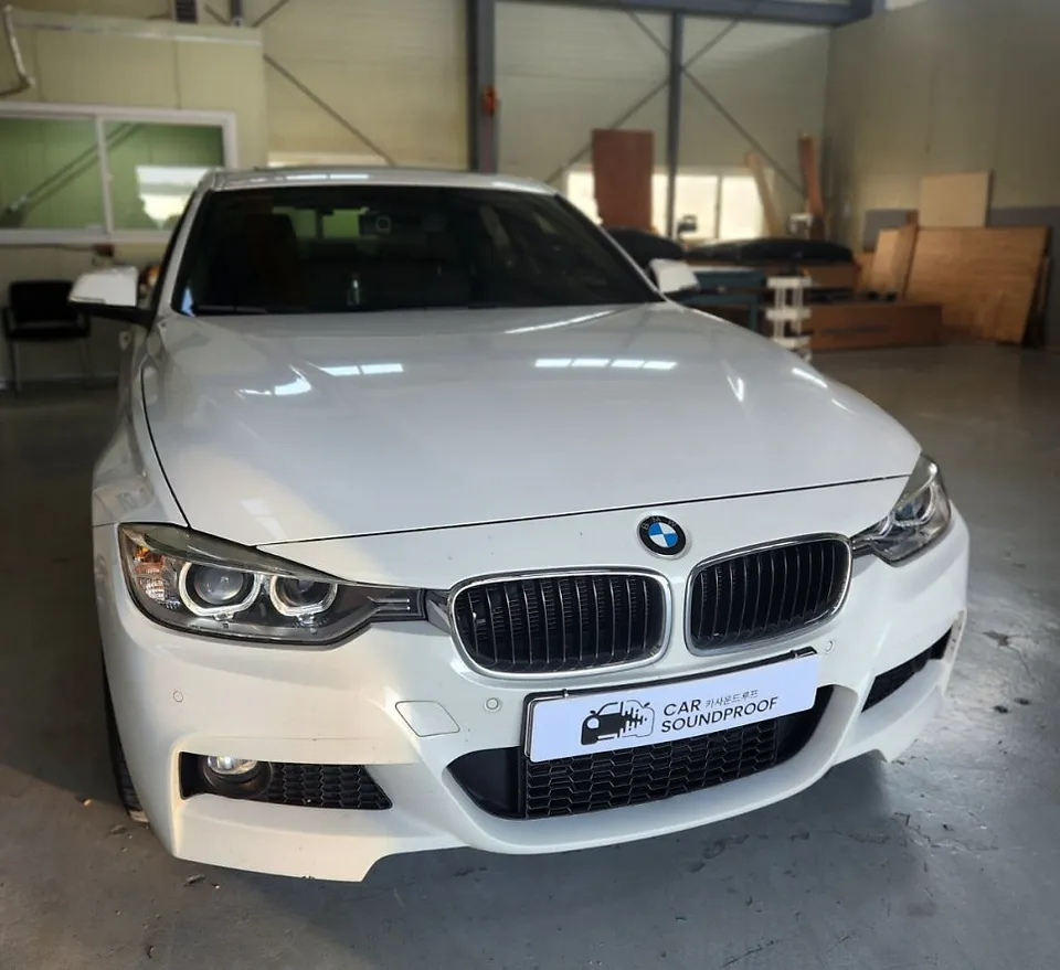 BMW 3 Series soundproofing installation result