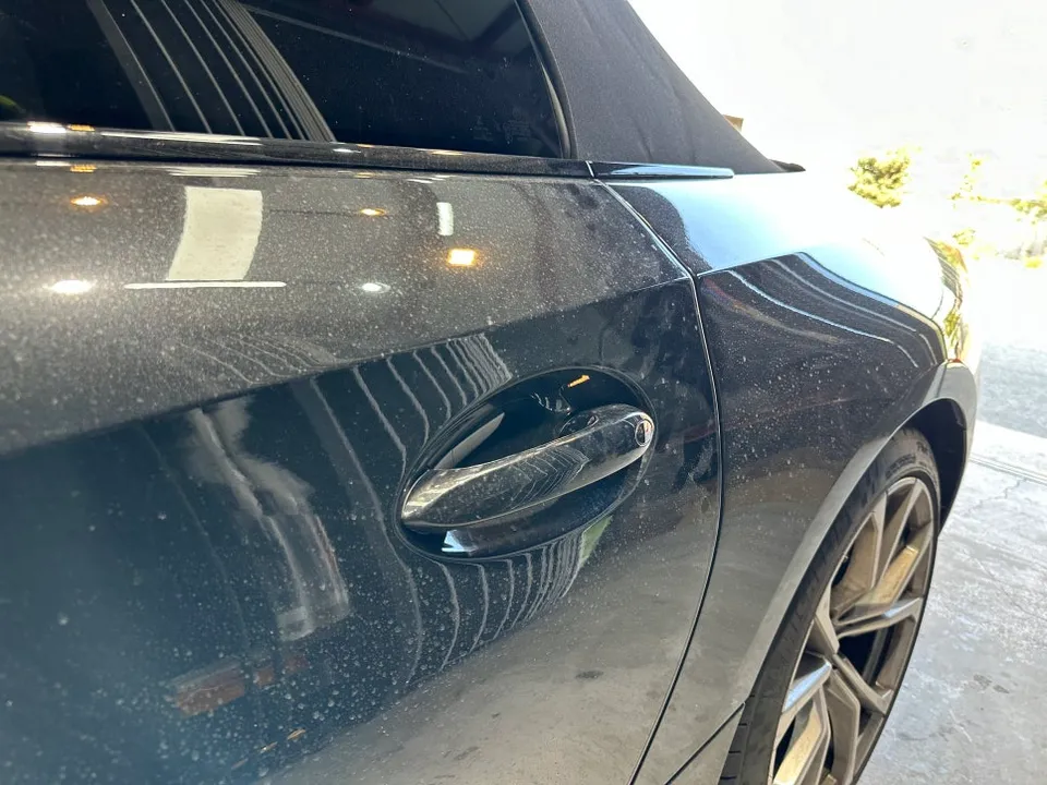 BMW Z4 ceramic coating - BMW Z4 Ceramic Coating Review: Restoring Black Paint Shine photo 3