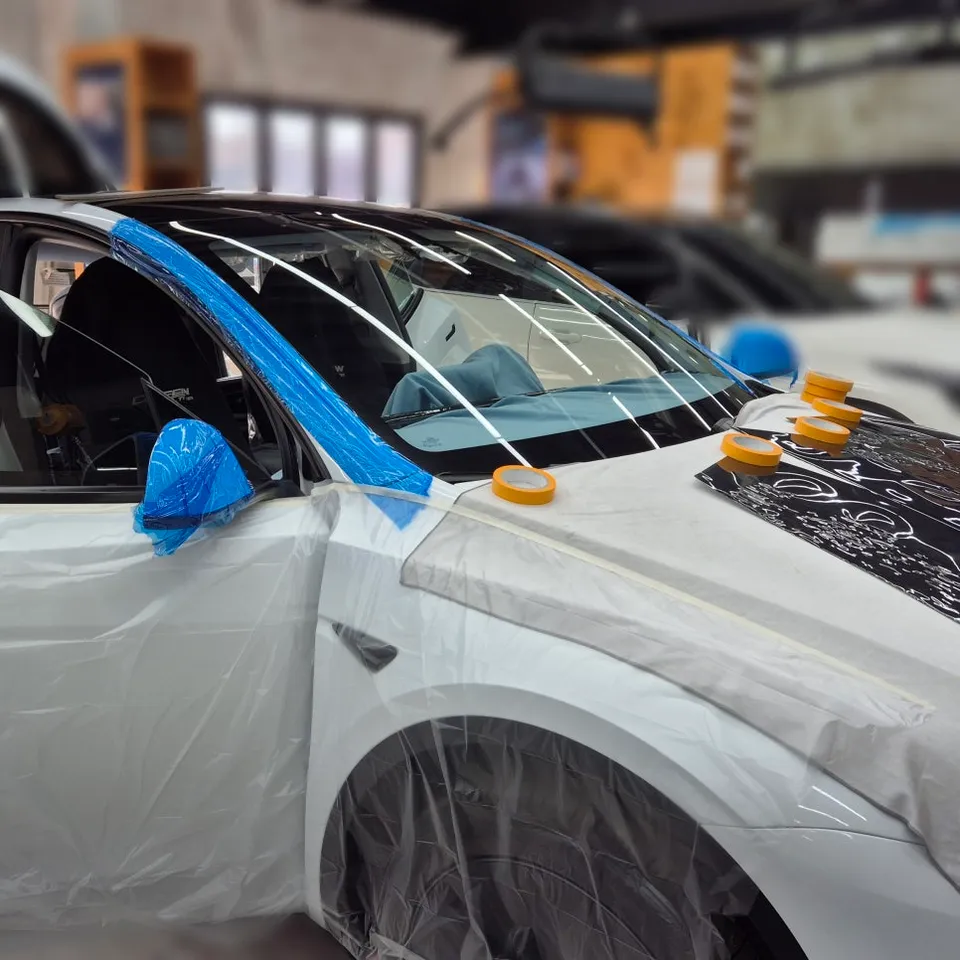 Tesla Model Y new car package installation result