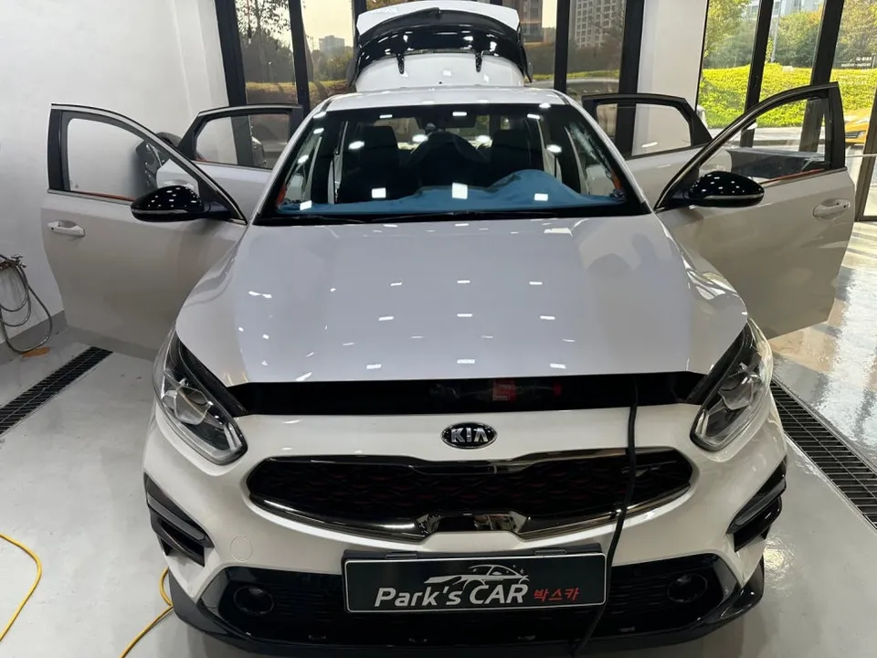 Kia K8のPPF施工事例|韓国での実例紹介 施工写真 1-3