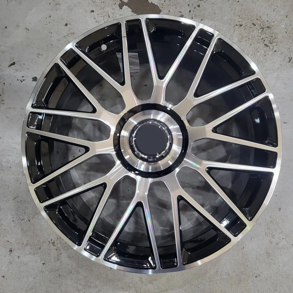 Mercedes-Benz S-Class wheel repair installation result