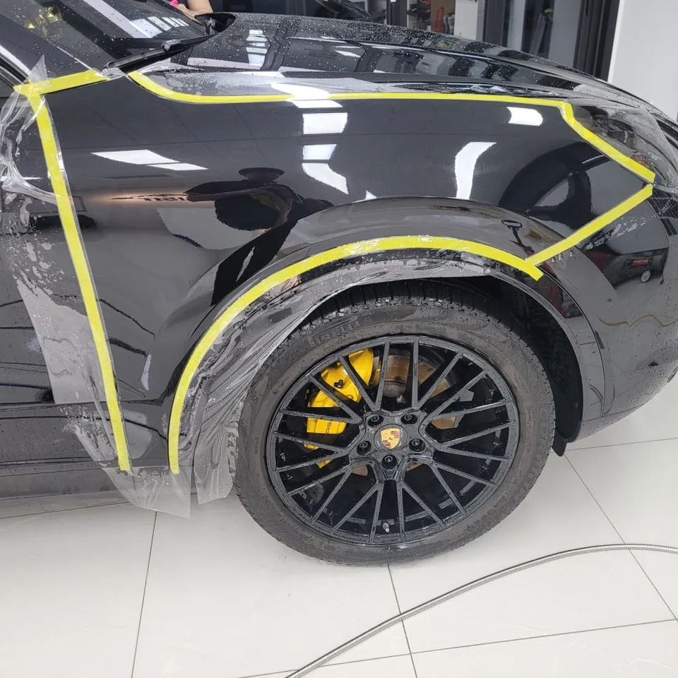 Porsche Cayenne CoupeのPPF施工事例|費用目安・仕上がり 施工写真 3-3