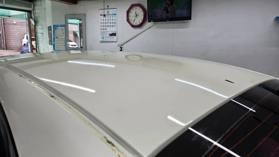 Kia K5 ルーフスキン再施工事例|3M 2080 G12 施工写真 3-2
