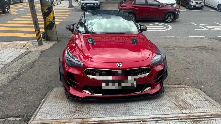 Kia Stinger Body Kit Review: Front Lip Installation