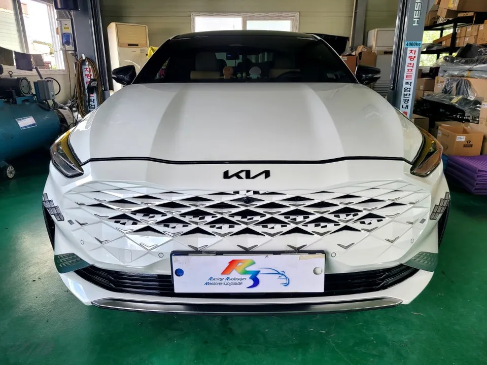 Kia K8 suspension upgrade installation result