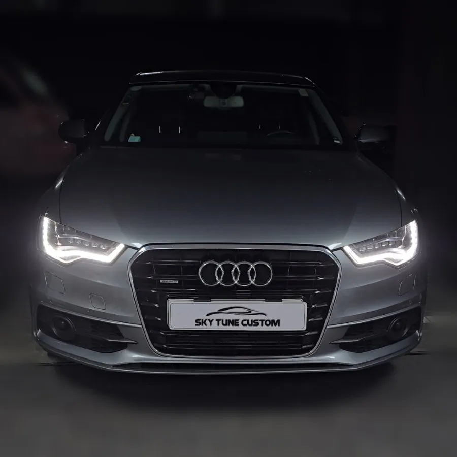 Audi A6 C7 android head unit installation result