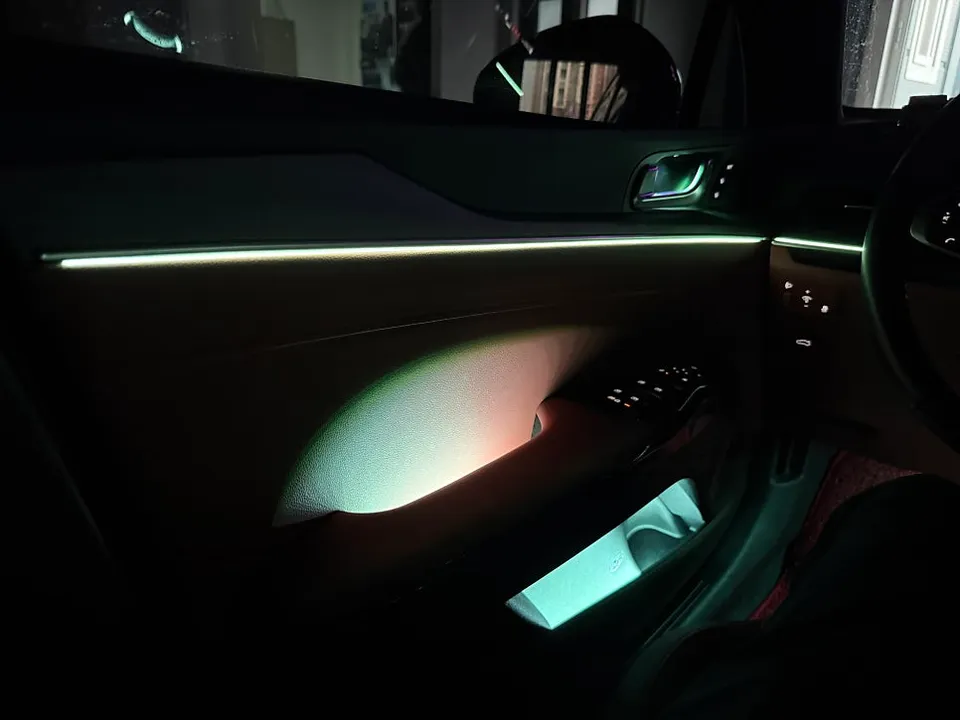 Kia K5 DL3 ambient lighting - Kia K5 Ambient Lighting Upgrade: Full Option Interior LED Mood Li photo 4