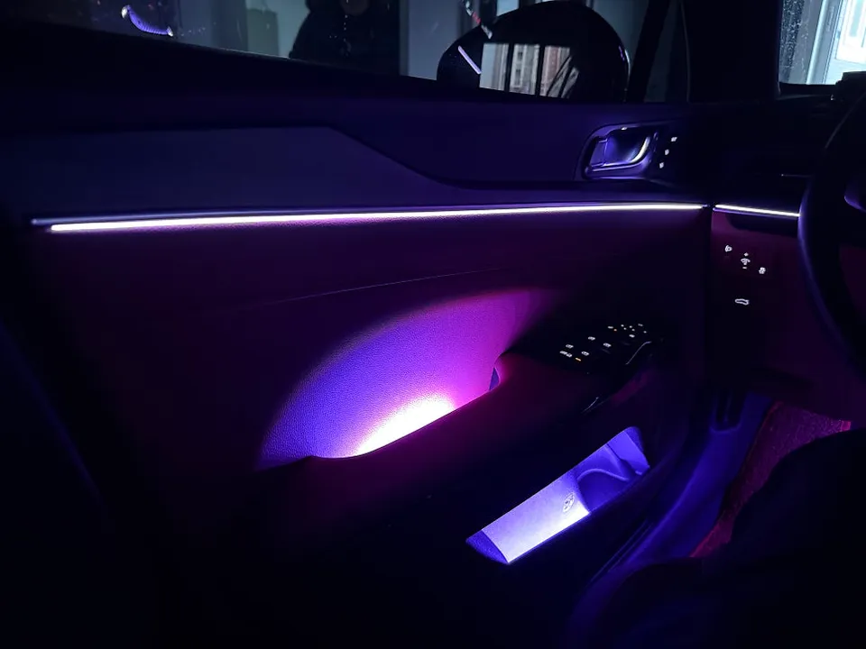 Kia K5 DL3 ambient lighting - Kia K5 Ambient Lighting Upgrade: Full Option Interior LED Mood Li photo 5