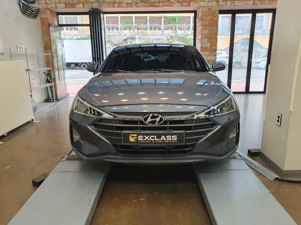 Hyundai Elantra AD body kit installation result