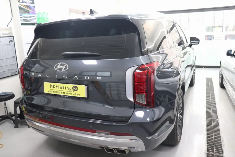 Hyundai Palisadeのカーフィルム施工事例|費用目安・仕上がり 施工写真 1-1