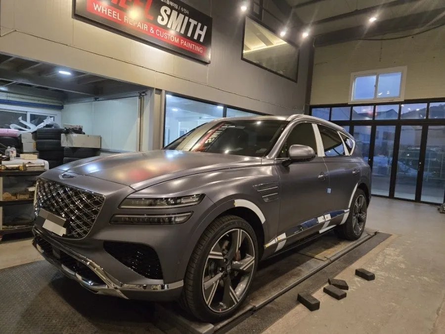 Genesis GV80 wheel repair installation result