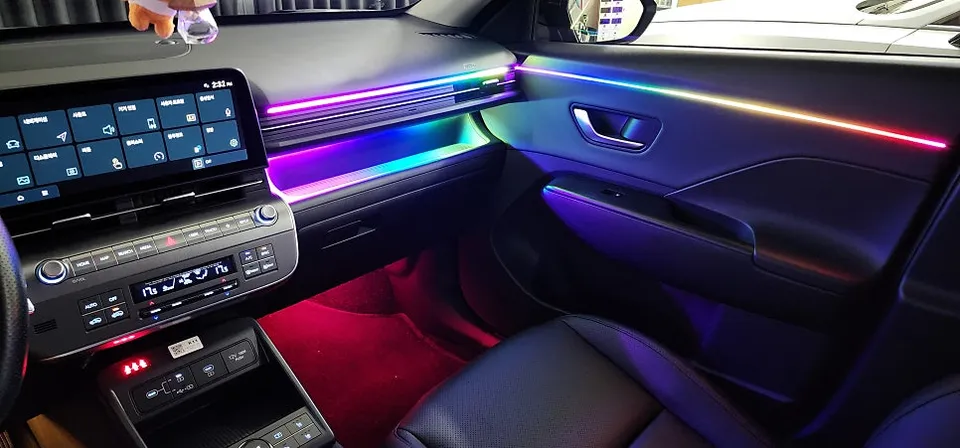 Hyundai Kona SX2 Ambient Lighting Review: Cost & Results After