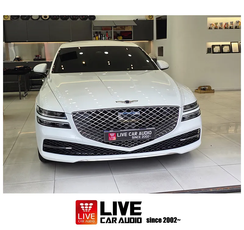 Genesis G80 RG3のカーオーディオ施工事例 写真