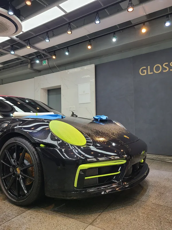 ポルシェ911 PPF施工事例｜韓国での実例と費用目安 施工写真 3-1