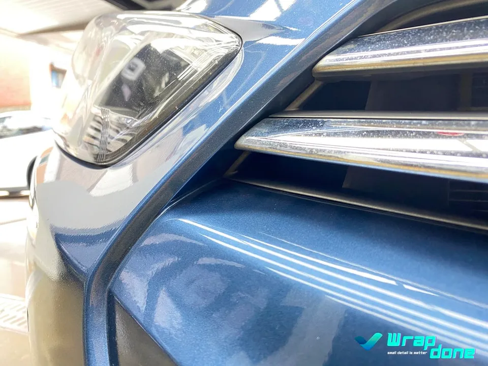 Hyundai i40のグリルラッピング事例|費用目安・仕上がり 施工写真 1-2
