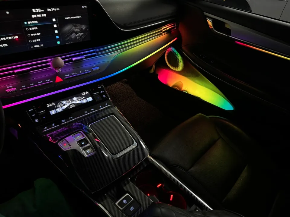 Hyundai Grandeur IG ambient lighting installation result