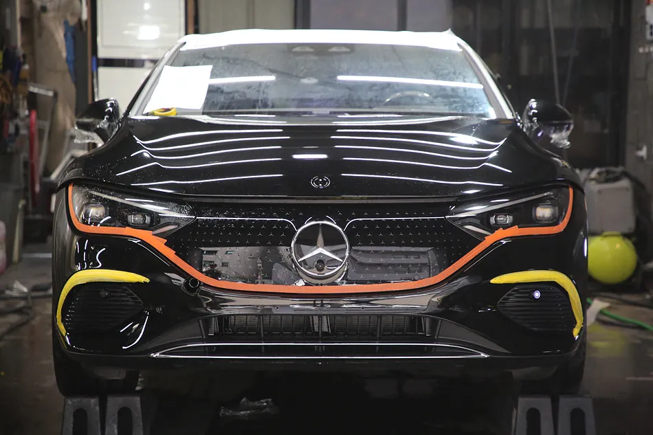 Mercedes-Benz EQEのPPF施工事例｜費用目安と仕上がり 施工写真 3-2