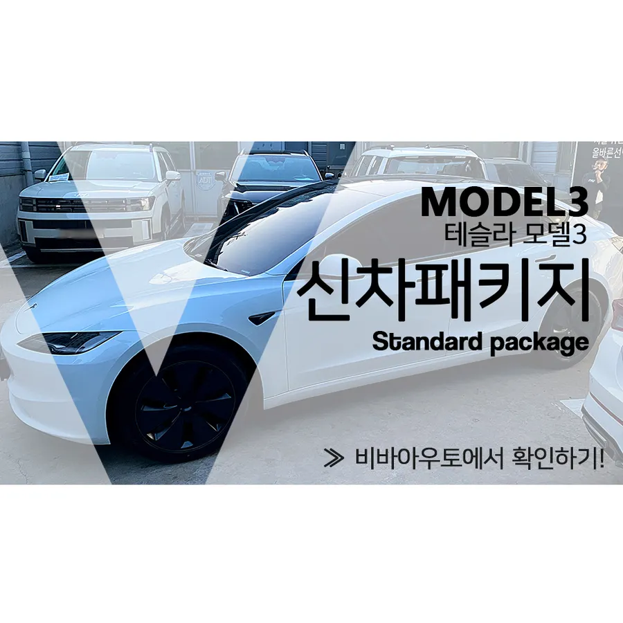 Tesla Model 3 new car package installation result