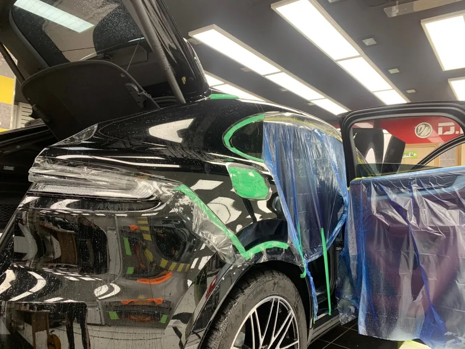 Porsche Cayenne PPF施工事例|費用目安と仕上がり 施工写真 3-1